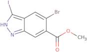Methyl 5-bromo-3-iodo-1H-indazole-6-carboxylate