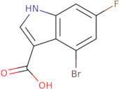4-Bromo-6-fluoroindole-3-carboxylic acid