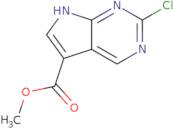 methyl 2-chloro-7H-pyrrolo[2,3-d]pyrimidine-5-carboxylate