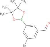 3-Bromo-5-(4,4,5,5-tetramethyl-1,3,2-dioxaborolan-2-yl)benzaldehyde