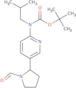 tert-Butyl (5-(1-formylpyrrolidin-2-yl)pyridin-2-yl)(isobutyl)carbamate