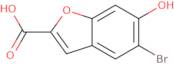 5-Bromo-6-hydroxybenzofuran-2-carboxylic acid