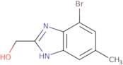4-Bromo-2-(hydroxymethyl)-6-methylbenzimidazole