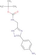 tert-Butyl N-{[3-(4-aminophenyl)-1H-1,2,4-triazol-5-yl]methyl}carbamate