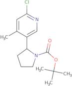 tert-Butyl 2-(6-chloro-4-methylpyridin-3-yl)pyrrolidine-1-carboxylate