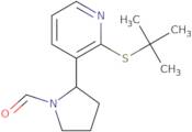 2-(2-(tert-Butylthio)pyridin-3-yl)pyrrolidine-1-carbaldehyde