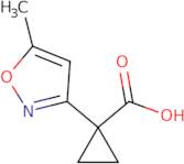 1-(5-Methyl-1,2-oxazol-3-yl)cyclopropane-1-carboxylic acid