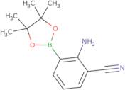 2-Amino-3-(4,4,5,5-tetramethyl-1,3,2-dioxaborolan-2-yl)benzonitrile
