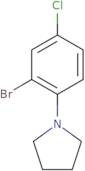 1-(2-Bromo-4-chlorophenyl)pyrrolidine
