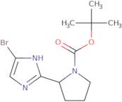 tert-Butyl 2-(5-bromo-1H-imidazol-2-yl)pyrrolidine-1-carboxylate