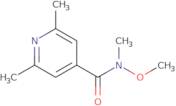 N-Methoxy-N,2,6-trimethylisonicotinamide