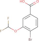 4-Bromo-3-(difluoromethoxy)benzoic acid