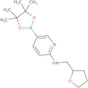 N-((tetrahydrofuran-2-yl)methyl)-5-(4,4,5,5-tetramethyl-1,3,2-dioxaborolan-2-yl)pyridin-2-amine