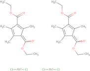 [1,3-Bis(ethoxycarbonyl)-2,4,5-trimethylcyclopentadien-1-yl]rhodium(III) dichloride dimer