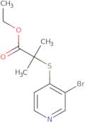 Ethyl 2-[(3-Bromo-4-pyridyl)thio]-2-methylpropanoate