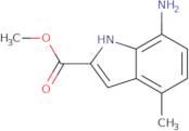 Methyl 7-amino-4-methyl-1H-indole-2-carboxylate