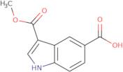 3-Methoxycarbonyl-1H-indole-5-carboxylic acid