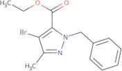 Ethyl 1-benzyl-4-bromo-3-methyl-1H-pyrazole-5-carboxylate