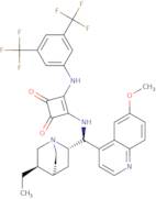 3-[[3,5-Bis(trifluoromethyl)phenyl]amino]-4-[[(8±,9S)-10,11-dihydro-6'-methoxycinchonan-9-yl]amino]-3-cyclobutene-1,2-dione