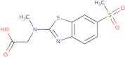 N-Methyl-N-[6-(methylsulfonyl)-1,3-benzothiazol-2-yl]glycine