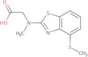 N-Methyl-N-[4-(methylthio)-1,3-benzothiazol-2-yl]glycine