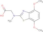 N-(4,7-Dimethoxy-1,3-benzothiazol-2-yl)-N-methylglycine