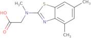 N-(4,6-Dimethyl-1,3-benzothiazol-2-yl)-N-methylglycine