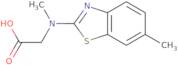 N-Methyl-N-(6-methyl-1,3-benzothiazol-2-yl)glycine