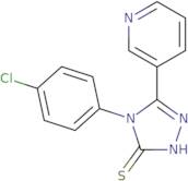 4-(4-Chlorophenyl)-5-(pyridin-3-yl)-4H-1,2,4-triazole-3-thiol