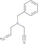2-[benzyl(prop-2-en-1-yl)amino]acetonitrile