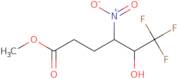 Methyl 6,6,6-trifluoro-5-hydroxy-4-nitrohexanoate