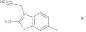 2-Amino-6-fluoro-3-(prop-2-yn-1-yl)benzo[D]thiazol-3-ium bromide