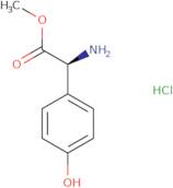 (S)-Methyl 2-amino-2-(4-hydroxyphenyl)acetate HCl ee