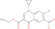 Ethyl 7-chloro-1-cyclopropyl-6-nitro-4-oxo-1,4-dihydro-3-quinolinecarboxylate