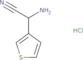 2-Amino-2-(thiophen-3-yl)acetonitrile hydrochloride