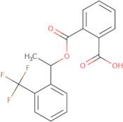 2-((1-(2-(trifluoromethyl)phenyl)ethoxy)carbonyl)benzoic acid