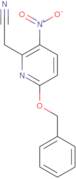 2-[6-(benzyloxy)-3-nitropyridin-2-yl]acetonitrile