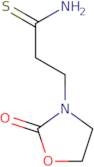 3-(2-Oxo-1,3-oxazolidin-3-yl)propanethioamide