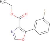 Ethyl 5-(3-fluorophenyl)-1,3-oxazole-4-carboxylate