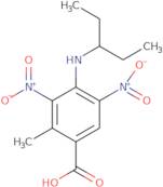 2-Methyl-3,5-dinitro-4-[(pentan-3-yl)amino]benzoic acid