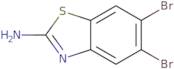 2-Amino-5,6-dibromobenzothiazole