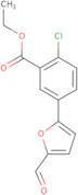 ethyl 2-chloro-5-(5-formylfuran-2-yl)benzoate