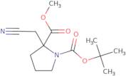 1-tert-Butyl 2-methyl 2-(cyanomethyl)pyrrolidine-1,2-dicarboxylate