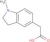 2-(1-Methyl-2,3-dihydro-1H-indol-5-yl)acetic acid
