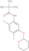 N-(2,4-Difluoro-5-((tetrahydro-2H-pyran-2-yl)oxy)phenyl)pivalamide