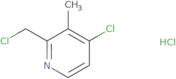 4-chloro-2-(chloromethyl)-3-methylpyridine hydrochloride