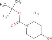 Rel-tert-butyl (2R,4R)-4-hydroxy-2-methylpiperidine-1-carboxylate