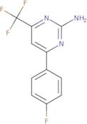 4-(4-Fluoro-phenyl)-6-trifluoromethyl-pyrimidin-2-ylamine