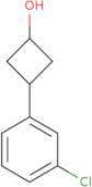 (1S,3S)-3-(3-Chlorophenyl)cyclobutan-1-ol