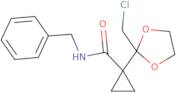 N-Benzyl-1-(2-(chloromethyl)-1,3-dioxolan-2-yl)cyclopropane-1-carboxamide